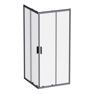 Душевой уголок Am.Pm Gem W90G-403-9090BT 90x90 см без поддона чёрный матовый